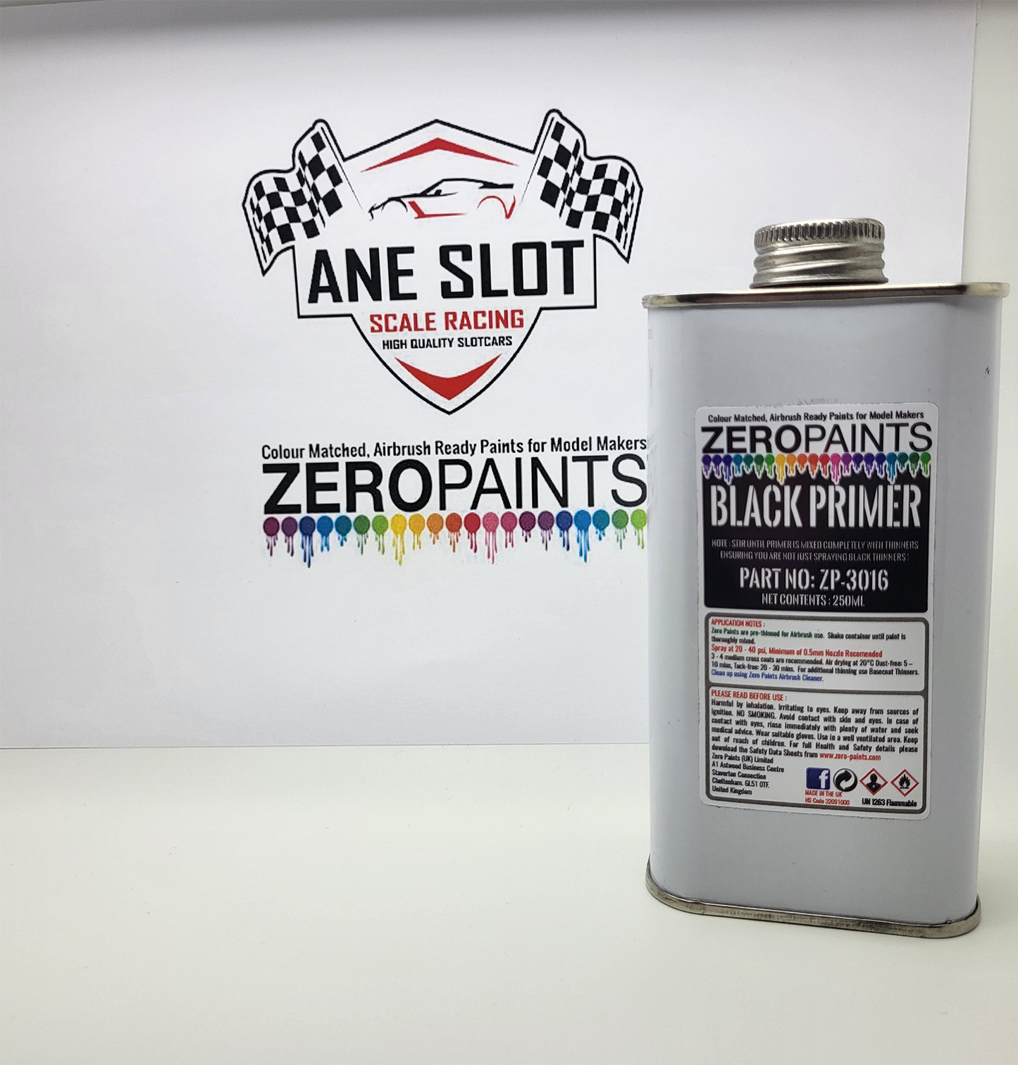 Zeropaints ZP-3016 "Black Primer 250ml"