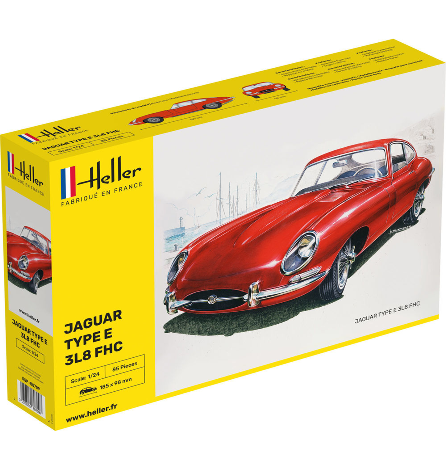 Heller - Jaguar E-Type 1:24