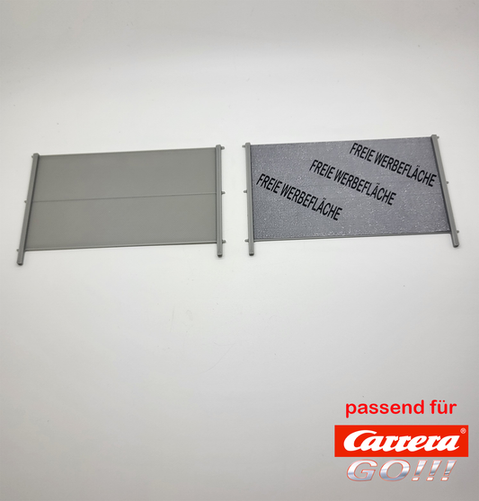 2x Plakatwand für Gerade 114mm