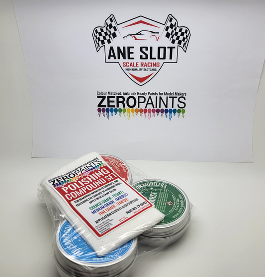Zeropaints ZP-6003 - "Polishing Compound Set ( 3 Grades+Cloth )"