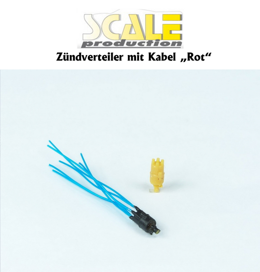 ScaleProduction "Zündverteiler mit Kabel - ROT"