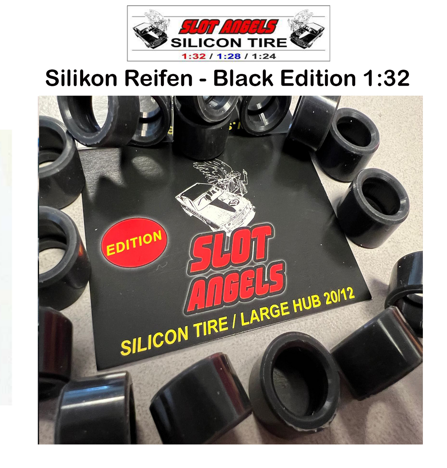 Silicone tires 1:32