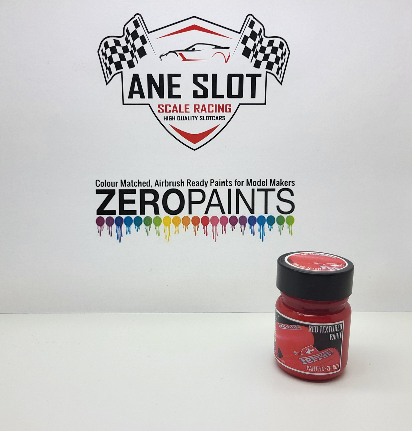 Zeropaints ZP-1577 " Red Textured Paint "