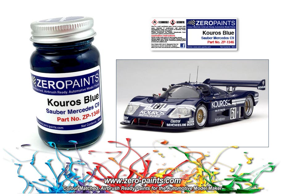 Zeropaints ZP-1346 "Kouros - Sauber C9 Blue"