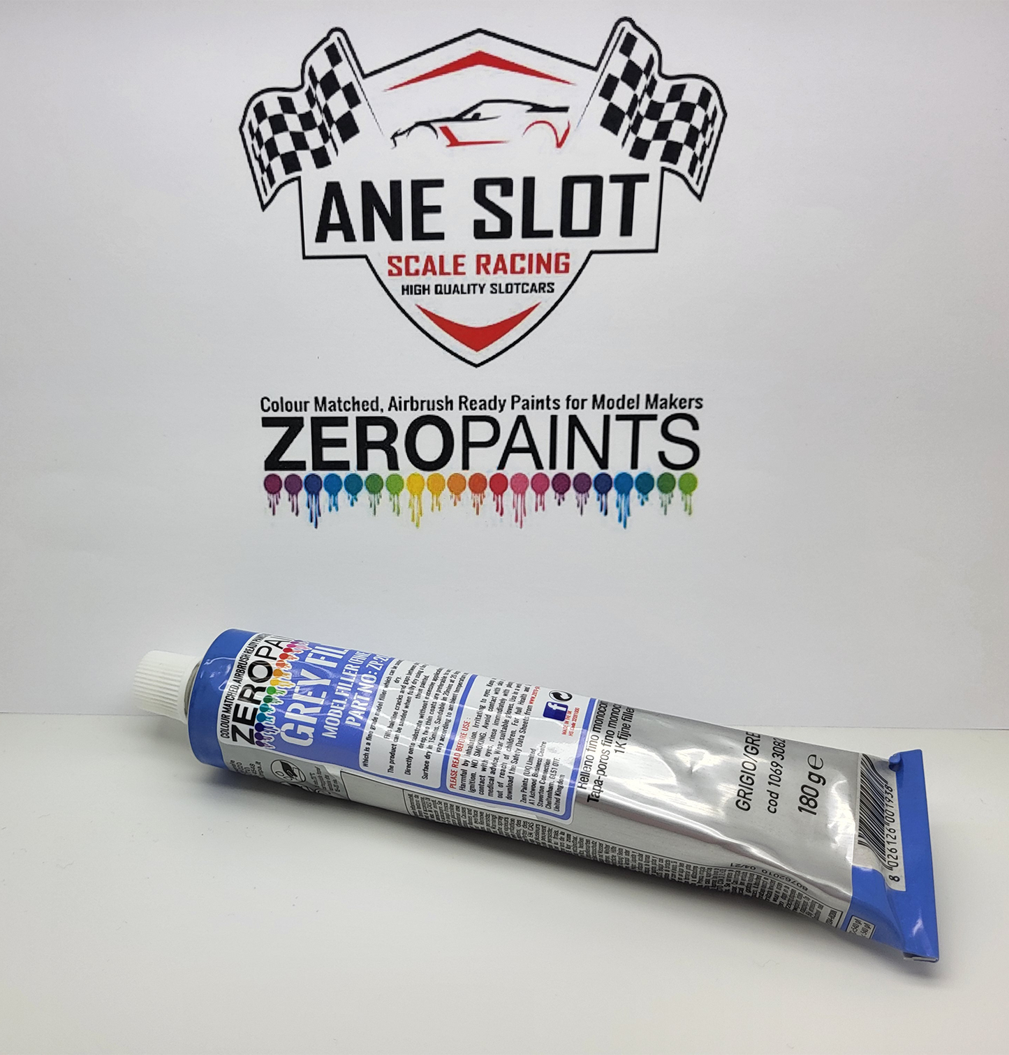 Zeropaints ZP-2018 "Grey Model Filler / Putty (fine) "